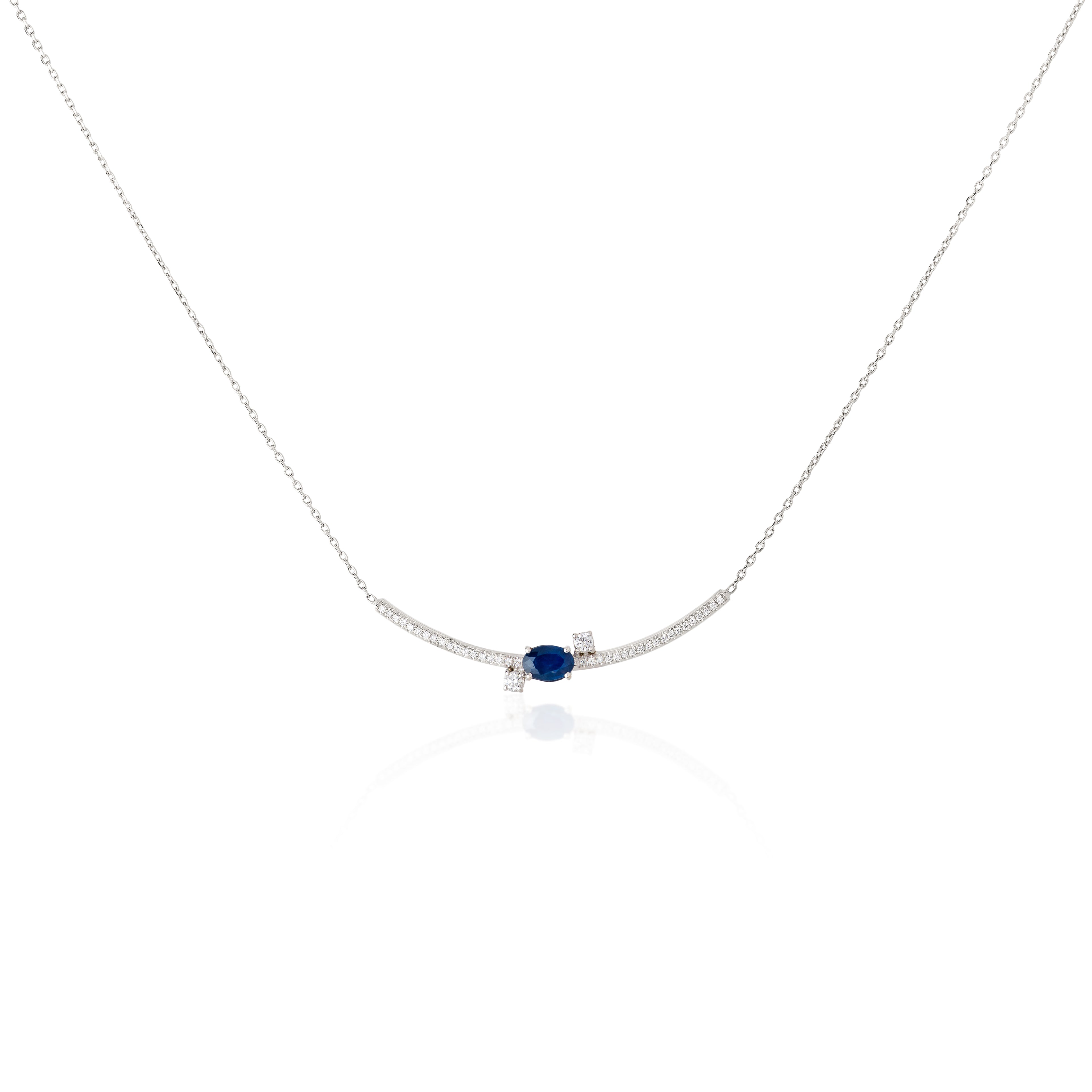 Azure Arc Necklace
