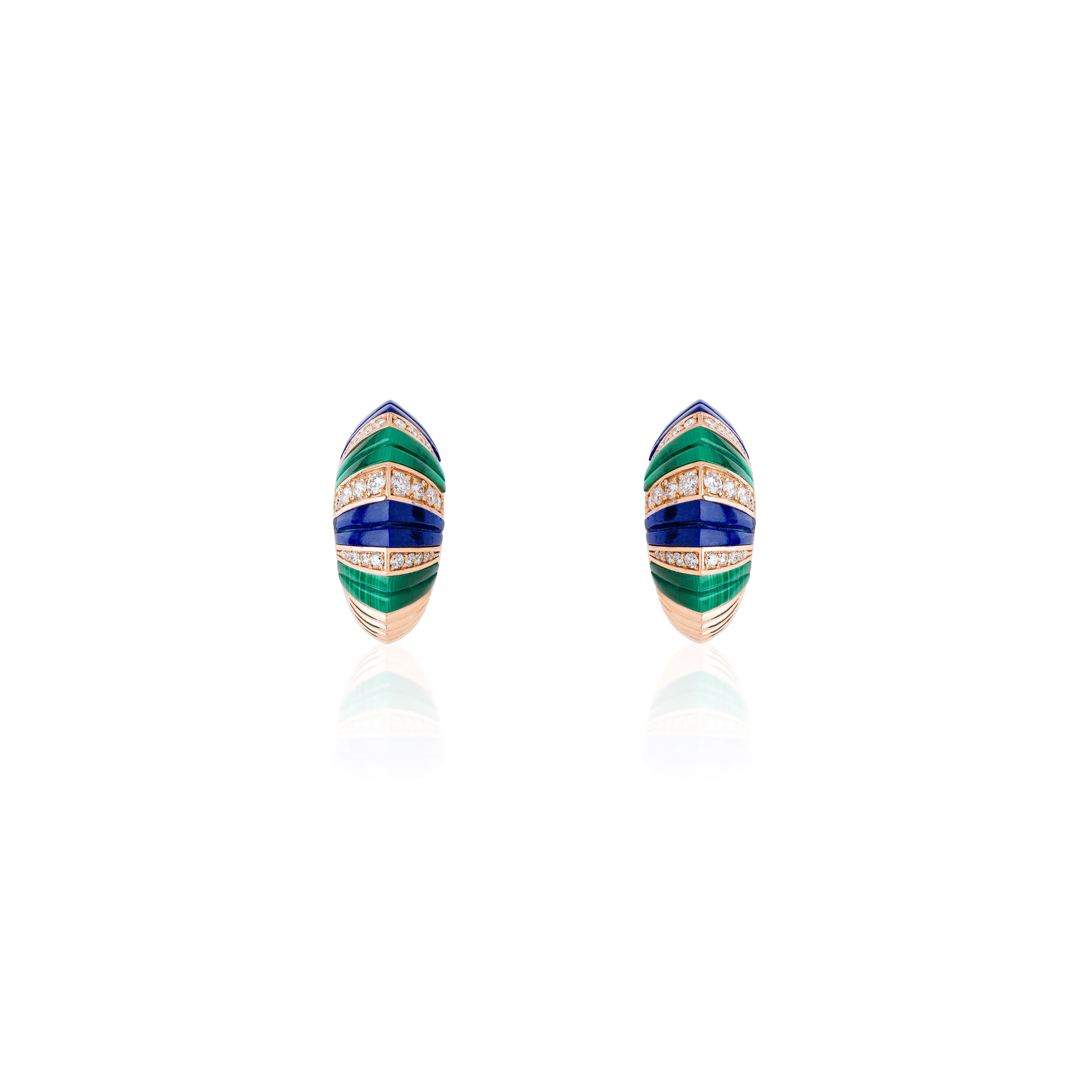 Verde Bleu Icon Stud Earrings