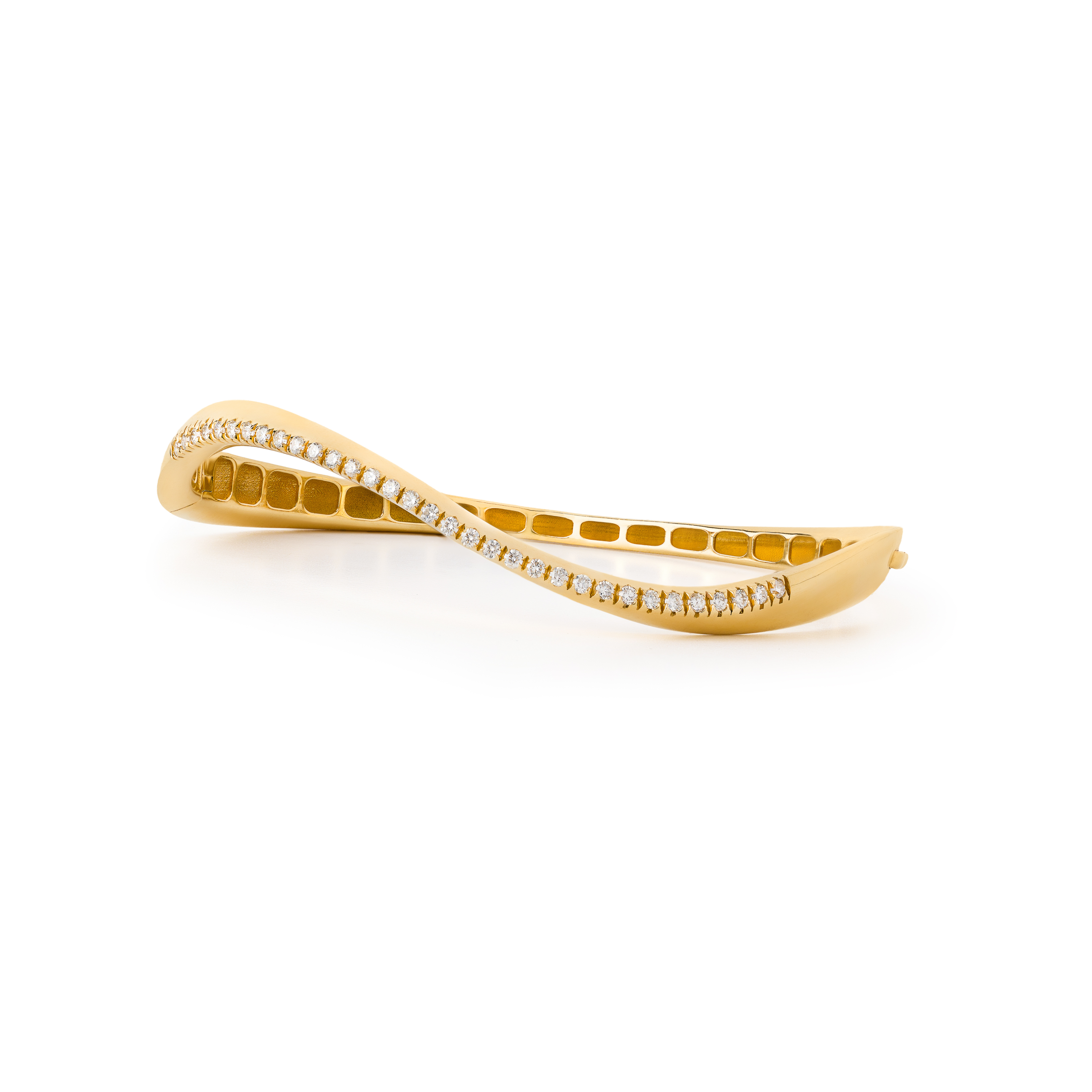 Infinity Wave Diamond Bracelet