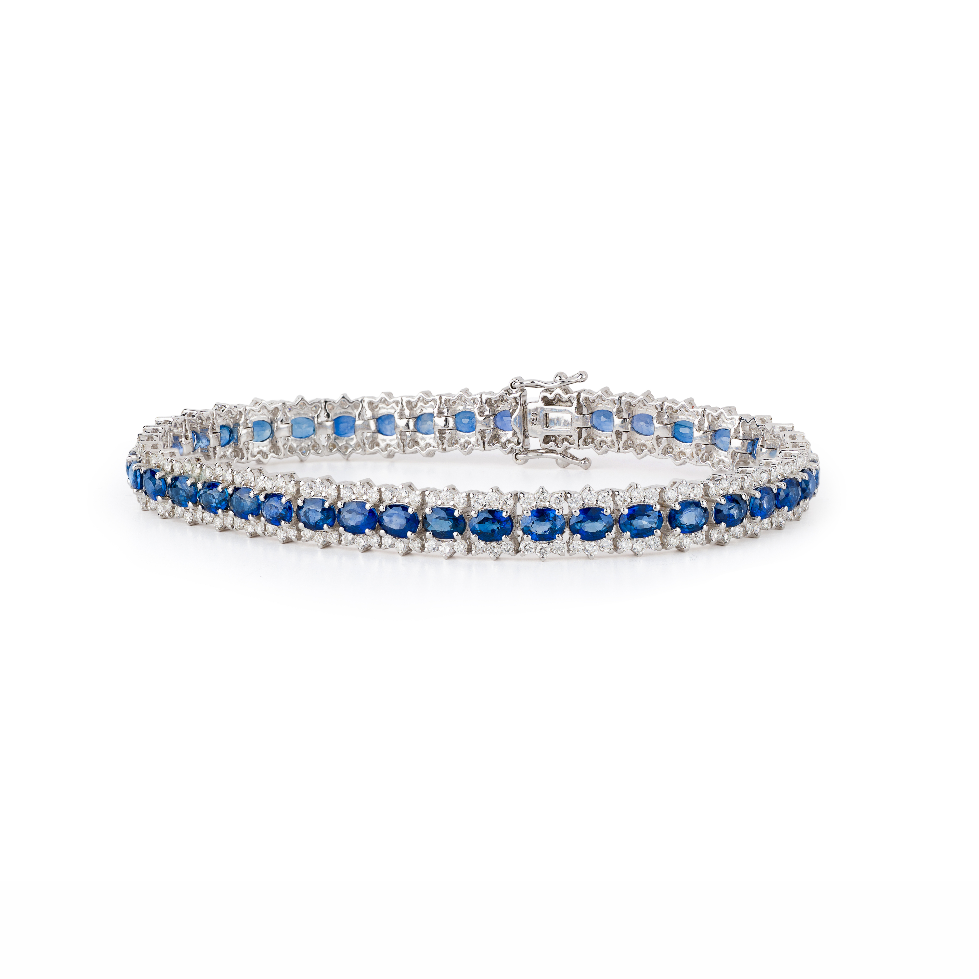 Royale Halo Tennis Bracelet