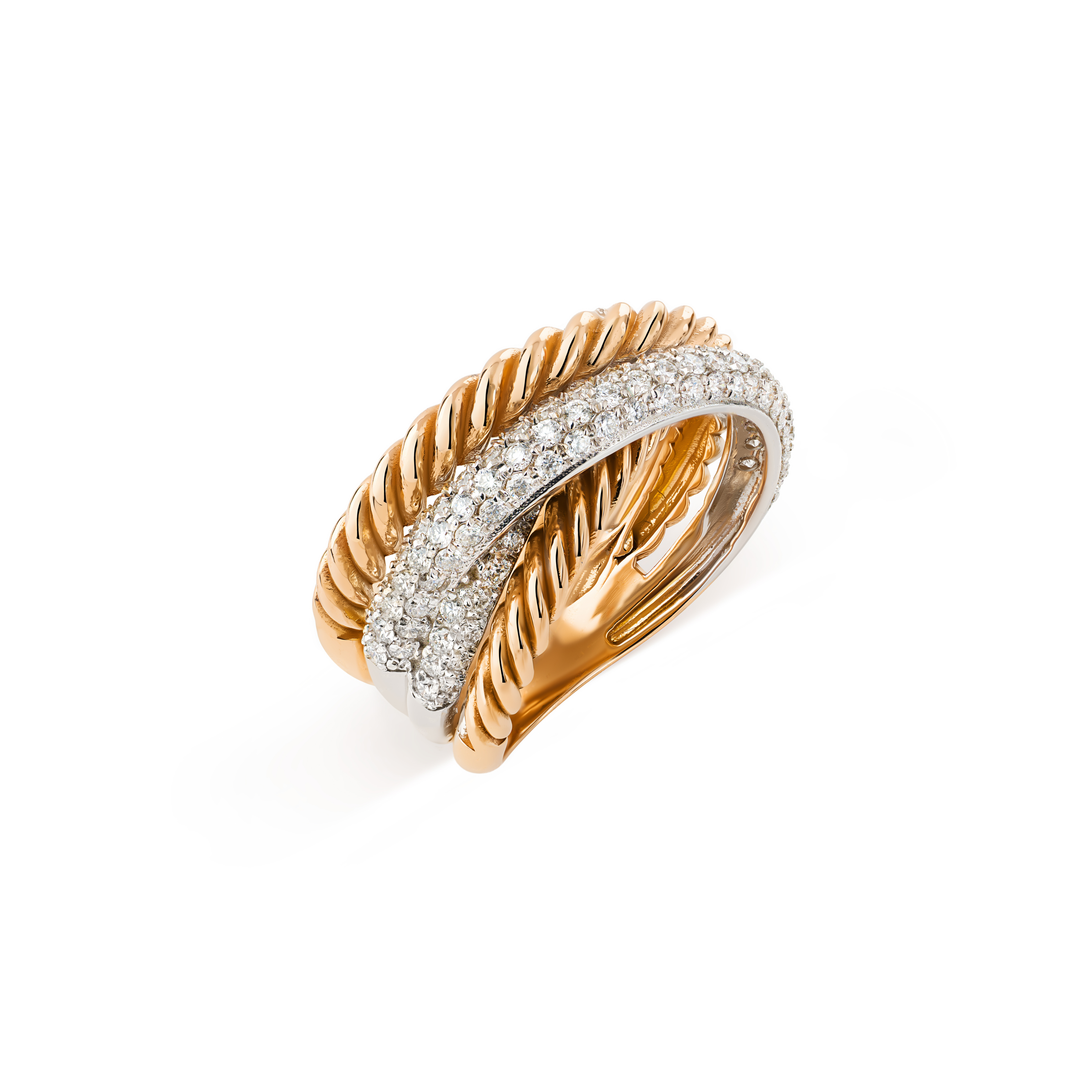 Riviera Twist Diamond Ring
