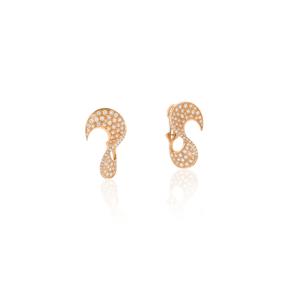 Seraphina Diamond Curve Earrings