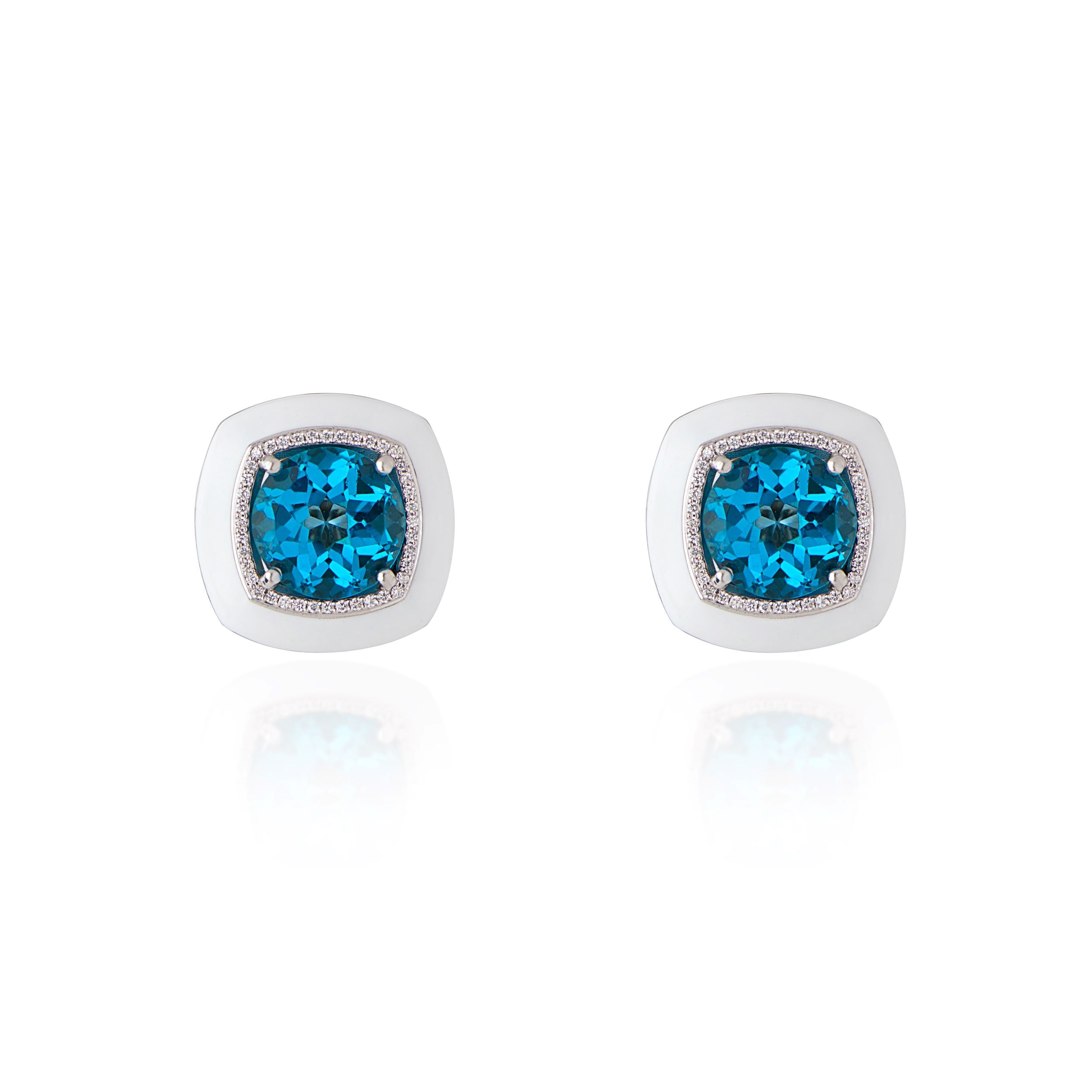 Topaze Lumière Stud Earrings