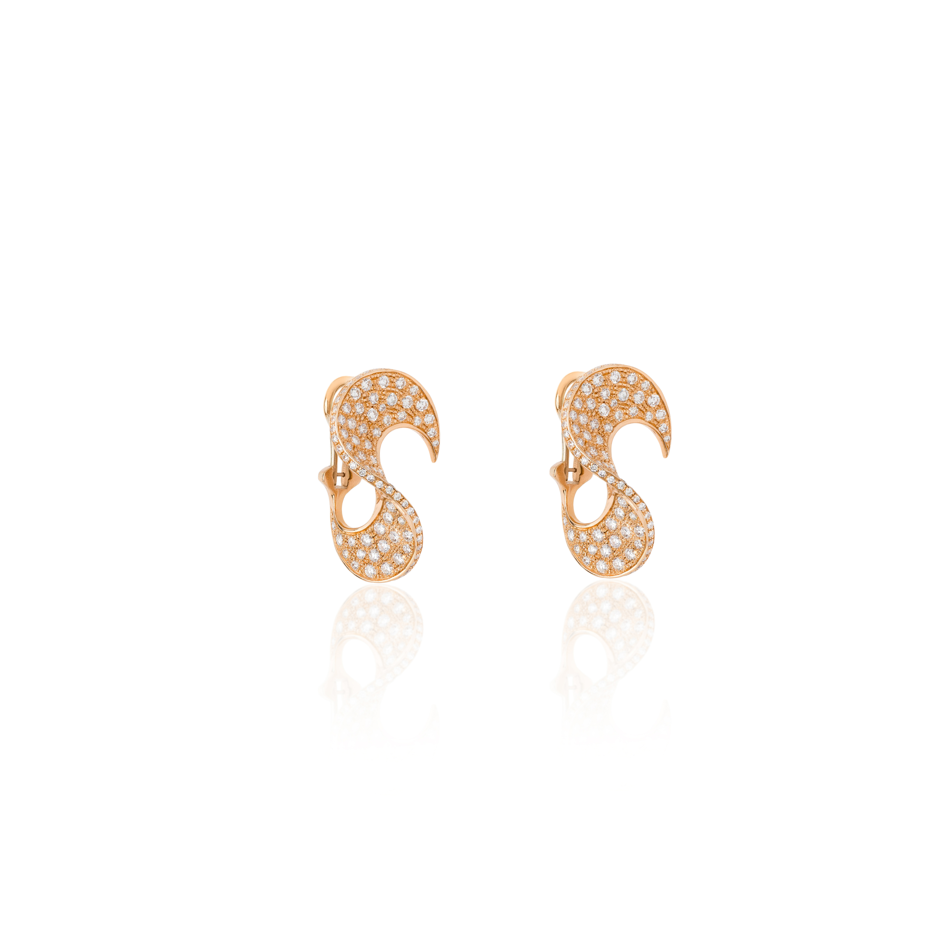 Seraphina Diamond Curve Earrings