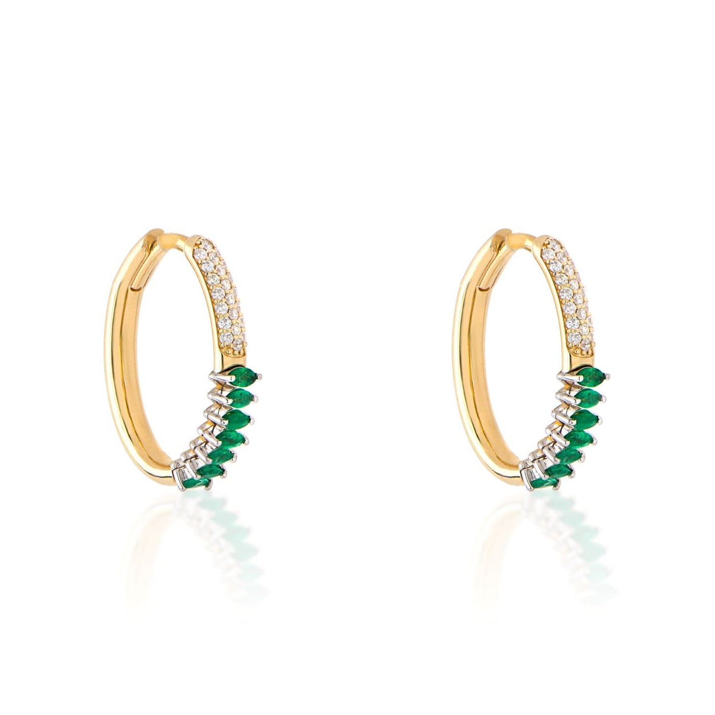Verde Hoop Earrings