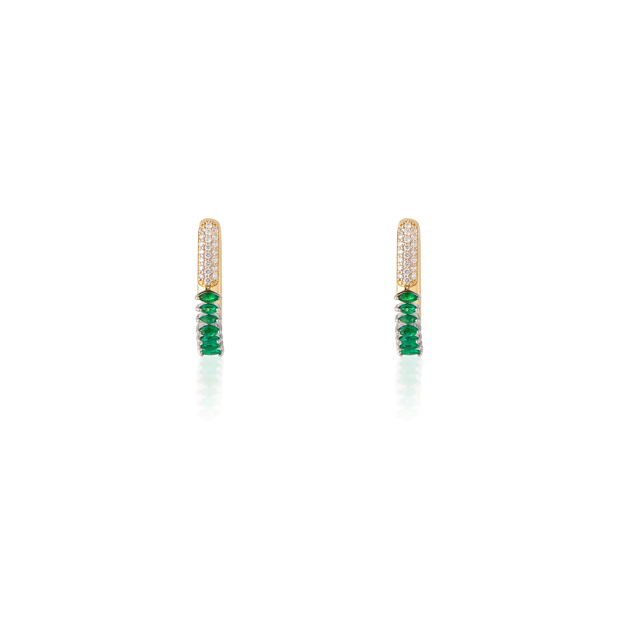 Verde Hoop Earrings