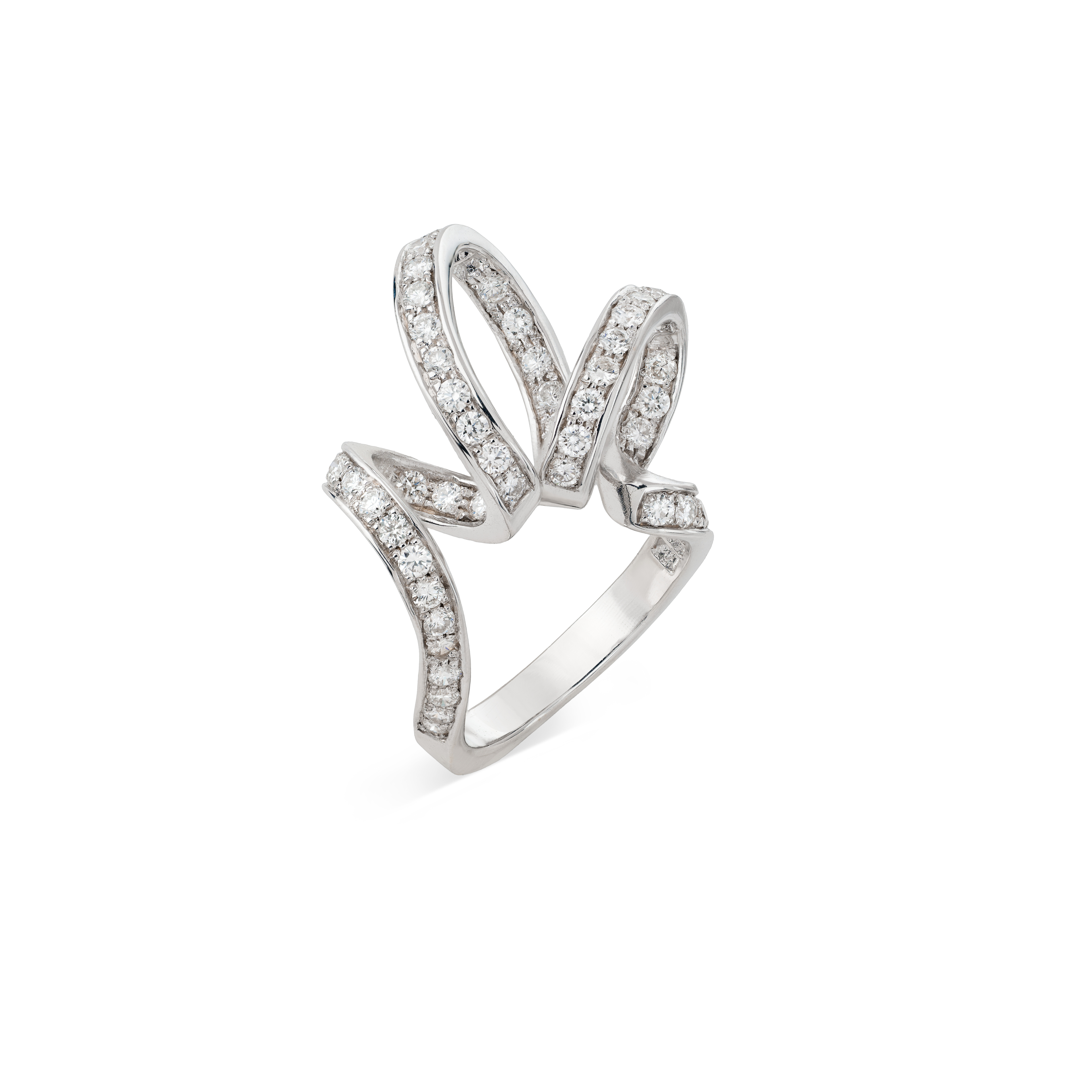 Petal Flow Diamond Ring