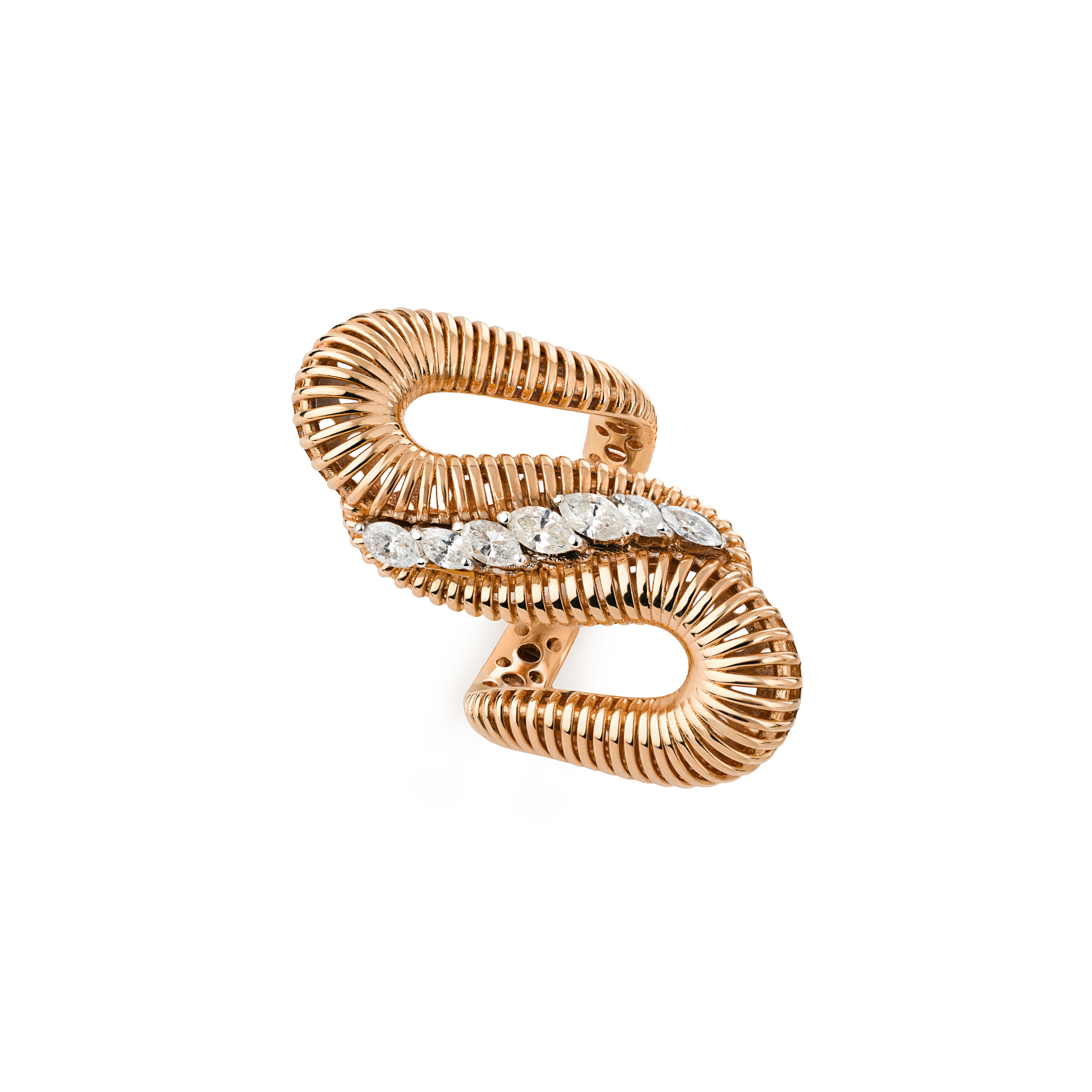 Infinity Serpente Diamond Ring
