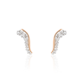 Aurora Curve Diamond Earrings
