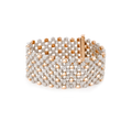 Rosé Lattice Diamond Bracelet