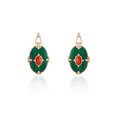 Imperial Malachite Drop Earrings