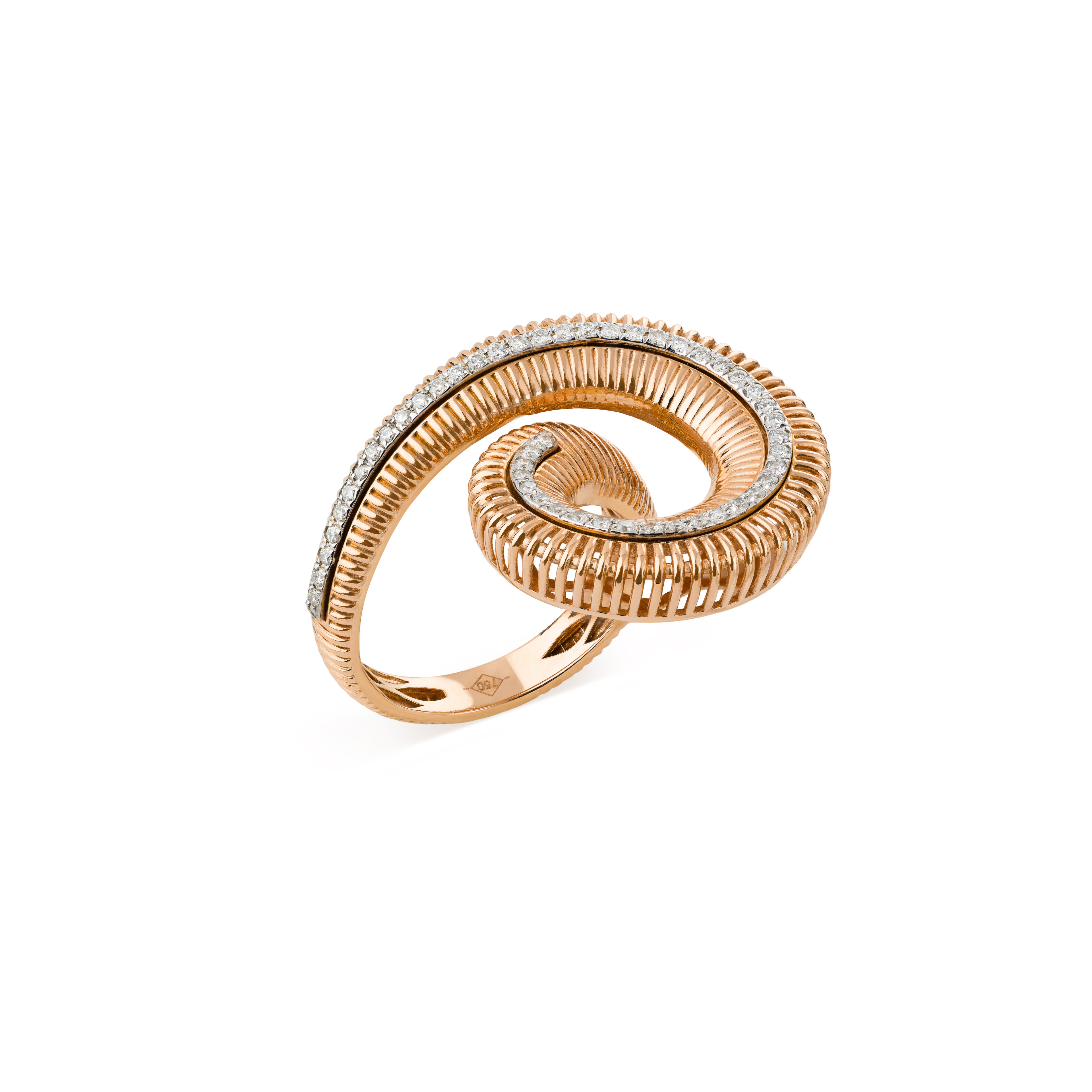 Aurelia Spiral Diamond Ring