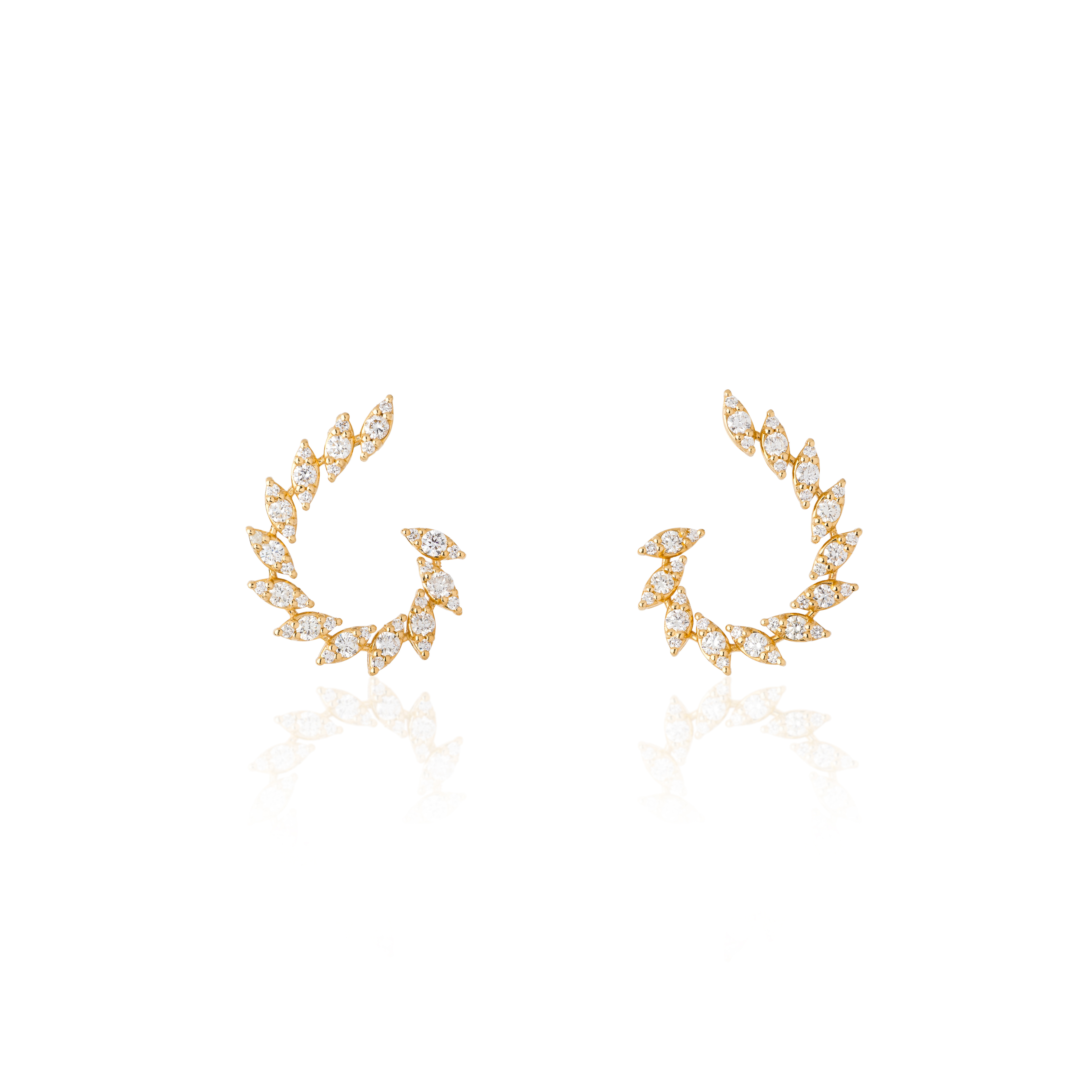 Laurel Radiance Diamond Earrings