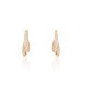 Golden Embrace Diamond Earrings
