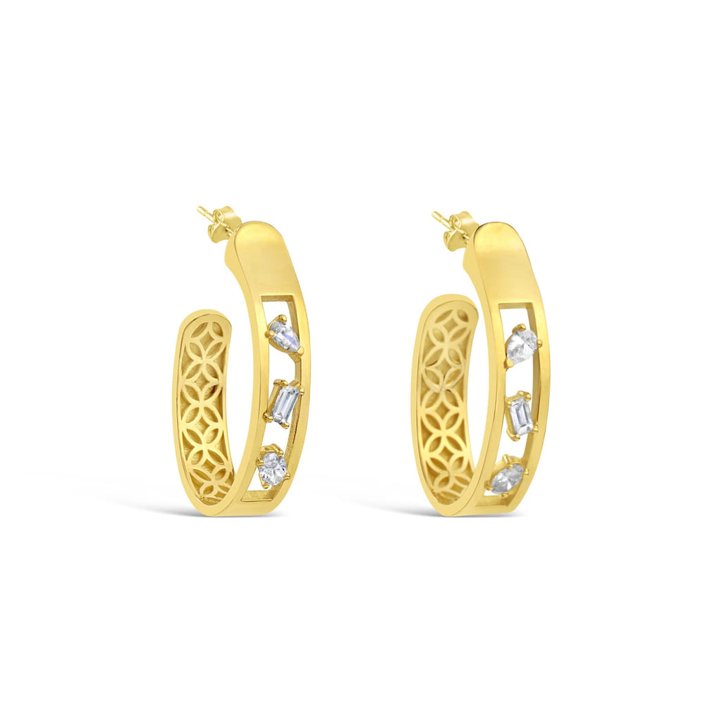 Vera Soleil Hoop Earrings