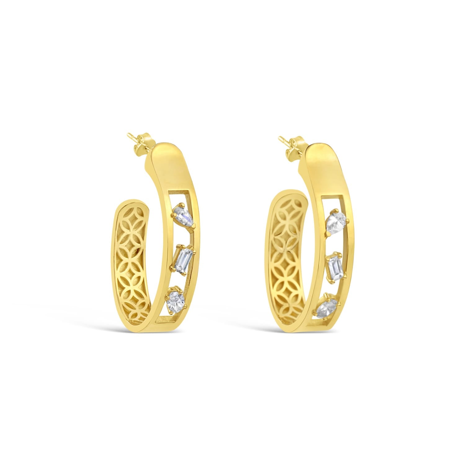 Vera Soleil Hoop Earrings