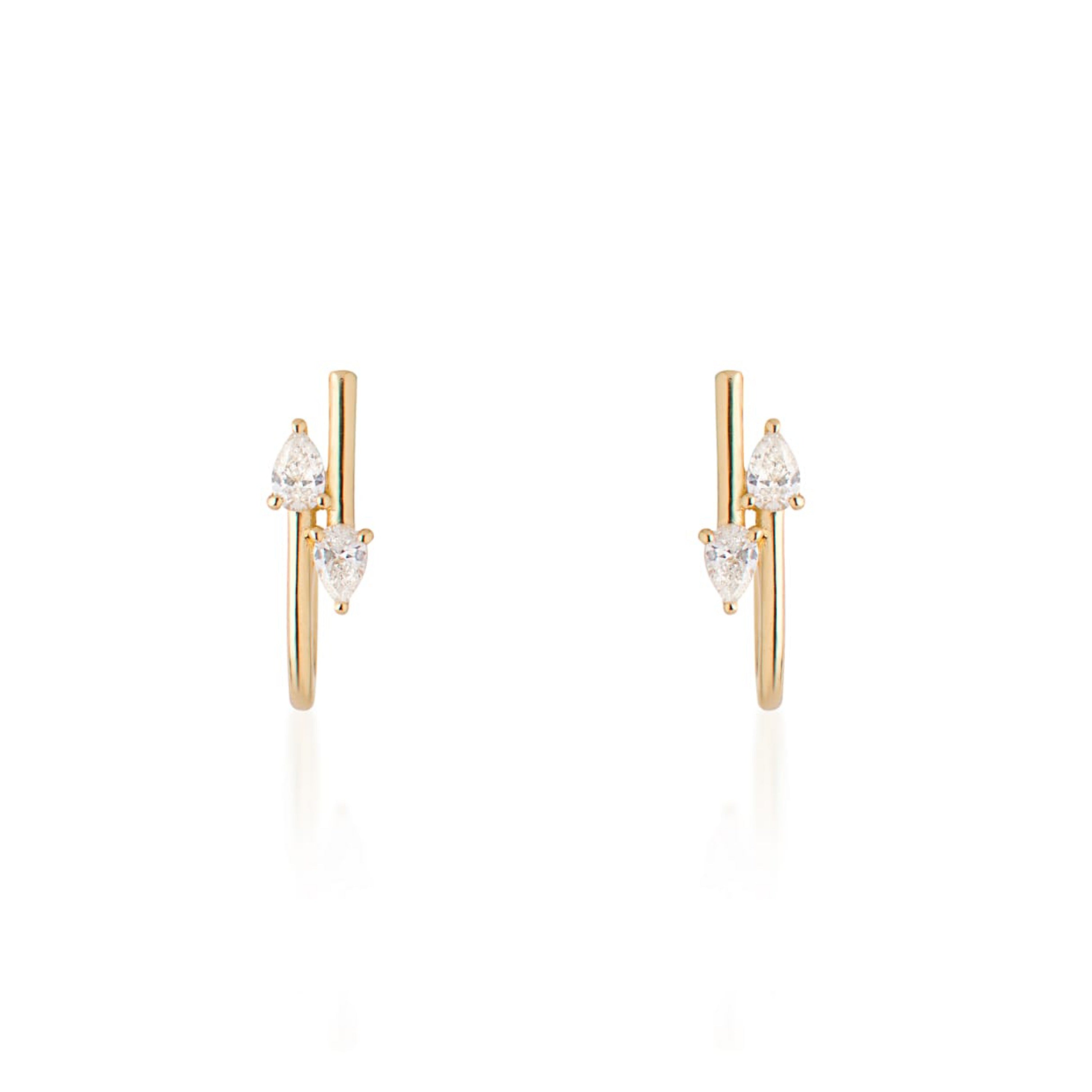 Divina Line Earrings