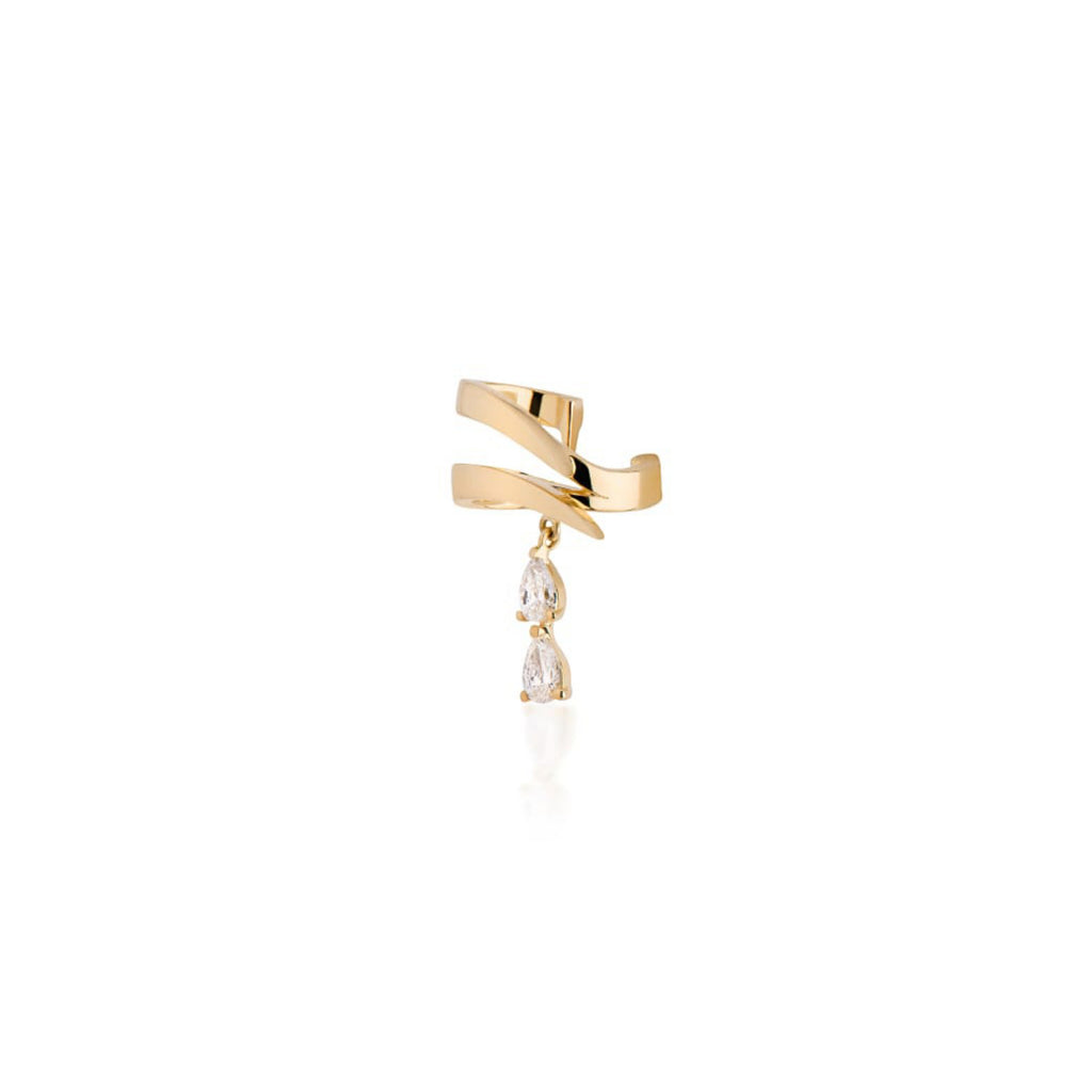 Halo Tear Cuff Earring