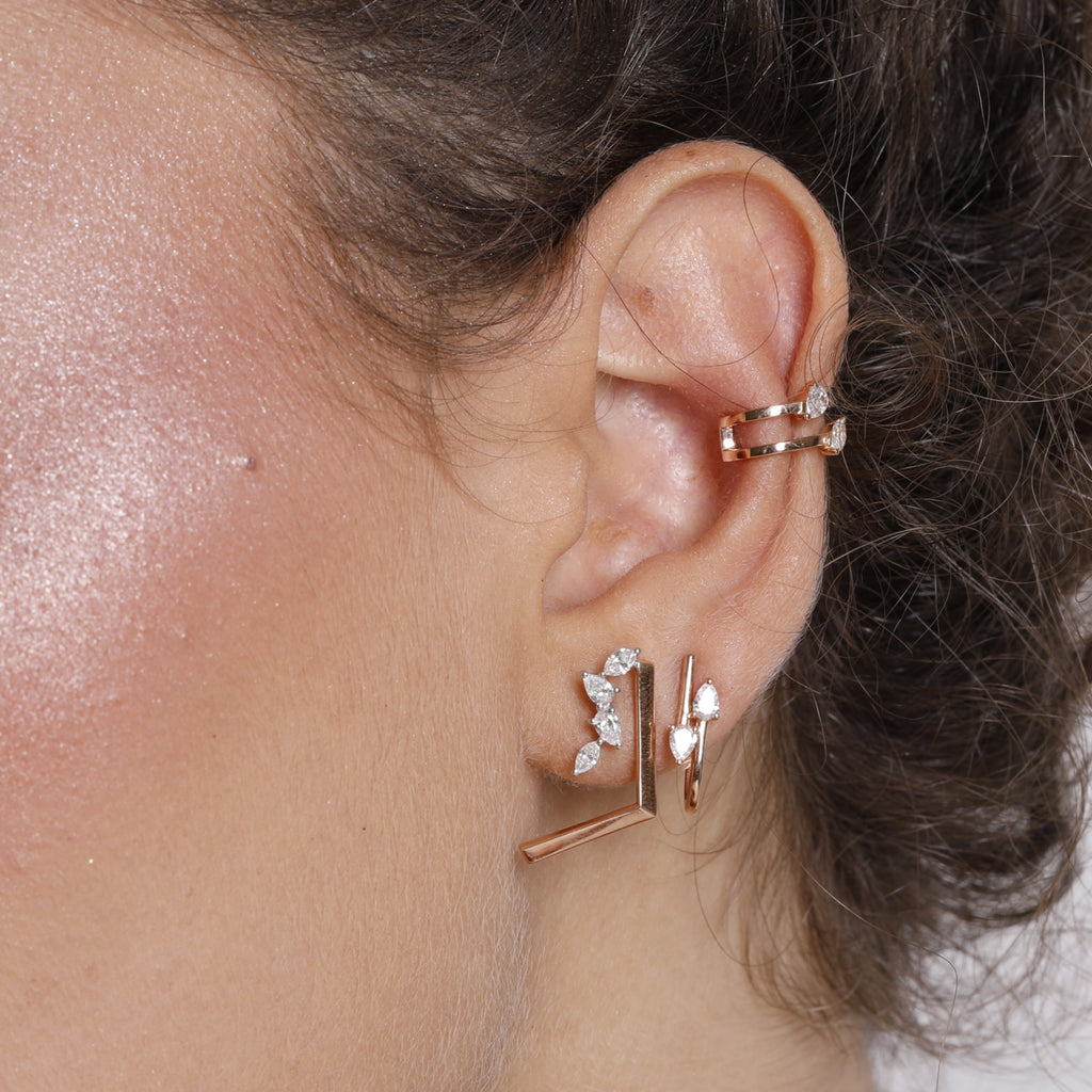 Angel Droplet Cuff Earring
