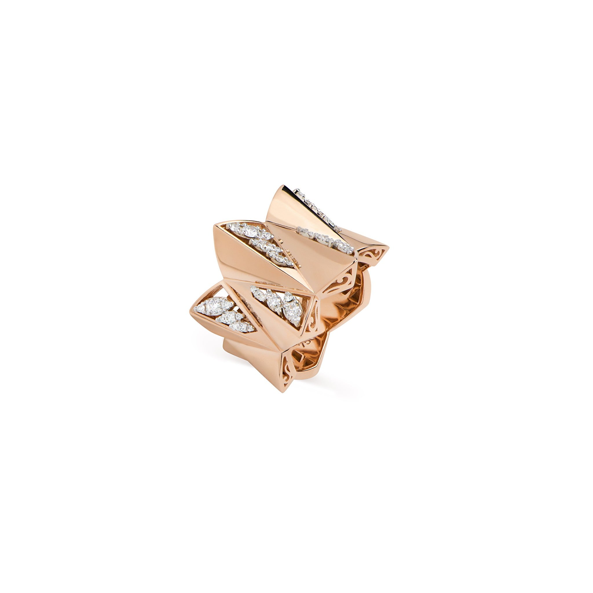 Diamond Origami Ring
